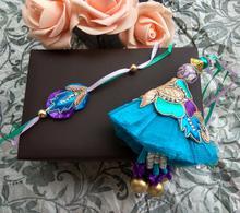 Handmade Designer Exclusive Pair Rakhi For Brother