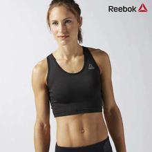 Reebok Black OSR SUSTAIN CROP TOP Running Top For Women - (S97533)