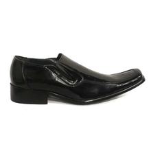 KILOMETER Black Shiny Formal Shoes For Men