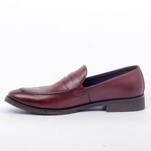 Caliber Shoes Winered Slip On Formal Shoes For Men ( T 654 C)