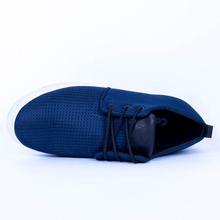 Caliber Shoes Blue Casual Lace Up Shoes For Men -( 360 J )