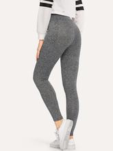 Drawstring Waist Skinny Leggings