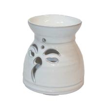 White Buddha Eyes Figured Aroma Burner