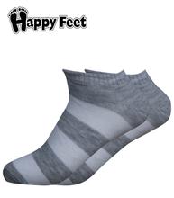 Pack of 6 Pairs of Striped Ankle Socks (1063)