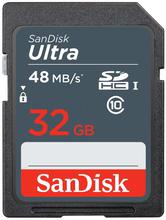 SanDisk 32GB Ultra Class 10 SDHC UHS-I Memory Card Up to 48MB/s