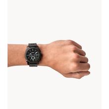 Fossil Machine Chronograph Black Stainless Steel Watch For Men FS4552