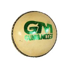 GM White Leather Cricket Ball(2 Pieces)