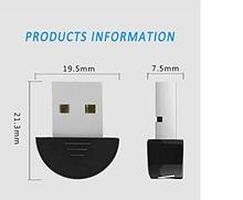 Bluetooth 5.0 Adapter for PC,USB Bluetooth Dongle Wireless Transfer for Desktop Windows 10/8.1/8/7,