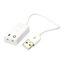 USB 2.0 Virtual 7.1 Channel Audio Sound Card Adapter