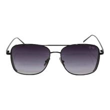 Black Shaded Square Aviator Sunglasses For Men