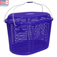 Bagmati Blue Plastic Picnic Basket