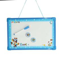 Blue 2 In 1 Whiteboard/Blackboard With Pen And Duster