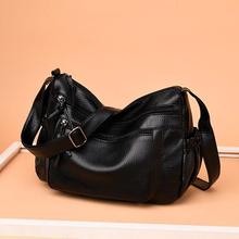 Women's bag change_washed leather spring 2019 new women's