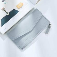 Fashion Thin Long Women's Cash Card Holder Wallet Handbag Zipper Pocket Clutch Bag