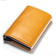 New Men Antitheft Card Holder Fashion Metal Credit Card