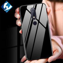 Tempered Glass phone Case For Nokia 6.1 Plus (Nokia X6) 7 plus