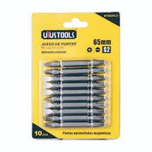 UYUSTOOLS 10 Pcs Double End Bits Set BTS65HL6