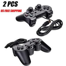 Pair of Black USB Joystick