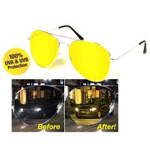 Yellow Night Vision Anti Glare Driving Glasses