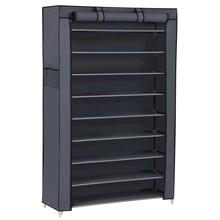 10 Tiers Shoe Rack with Dustproof Cover Closet Shoe Storage Cabinet Organizer