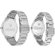 Viomy GL11003 Analogue Black Dial Unisex Watch - Combo Pack