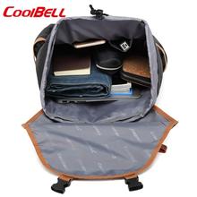 COOLBELL  For 17.3 Inch Laptop Bag Outdoor Travel Large Capacity Casual Computer Backpacks