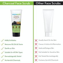 Mamaearth Charcoal Face Scrub For Oily Skin & Normal skin, with Charcoal & Walnut for Deep Exfoliation – 100g