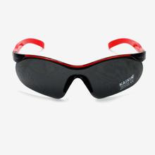 Oval Shaped Black Lens Sunglasses For Kids - Red