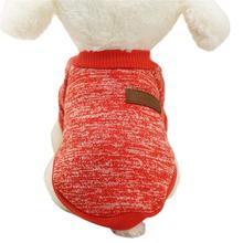 Classic Dog Clothes Warm Puppy Outfit Pet Jacket Coat Winter Dog Clothes Soft Sweater Clothing For Small Dogs Chihuahua noDC5