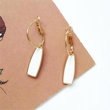 Geometry retro circle pendant earrings jewelry fashion woman