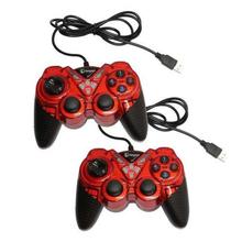 Lanjue L2000 Combo of 2 USB Gaming Joystick Pad Set - Red