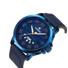 Kademan Round Black Dial Analog Watch For Men