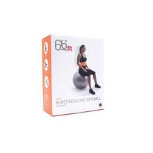 66fit Gym Ball with pump - Silver - 65cm