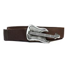 Guitar Lock Belt For Men- Chocolate