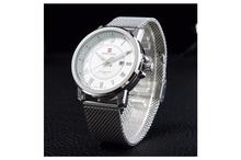 NaviForce NF9052 Date/Function Mesh Stainless Steel Watch for Men