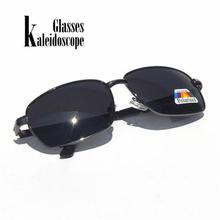 Mens Polarized Sunglasses Retro Rectangle Polarizer Lens Sun Glasses Fashion Classical Night Vision Eyewear