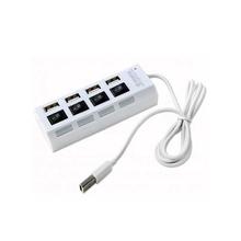 4 Port USB 2.0 High Speed Hub - White