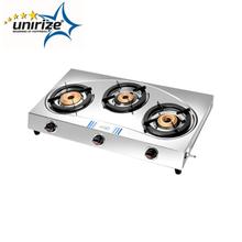 Unirize Solitare 3 Burner (Big Burner) Automatic Gas Stoves