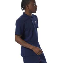 Kapadaa: Reebok Blue Classic Foundation Polo T-Shirt For Men – DH2072