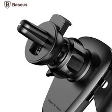 Baseus Metal Wireless Vehicle Car Charger Air Vent Phone Holder Gravity Car Mount