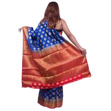 Banarasi Silk Saree with Zari Work & Heavy Border for Women - 5002