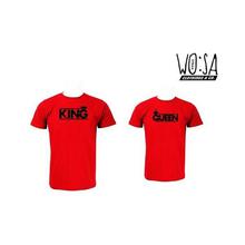 WO:SA Wear Red King and Queen Couple Tshirt for this Valentine Day