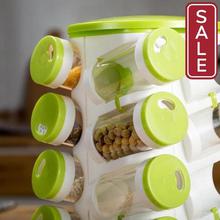 SALE- Trueware Spice Rack Sixteen In One With Cutlery Holder