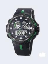 Black Digital Unisex Watch - (Black/Green)