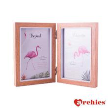 ARCHIES Double Sided Table Wooden Photo Frame