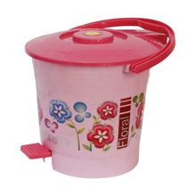 Bagmati Pink Floral Small Plastic Paddle Bin