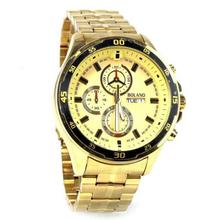 Bolano Yellow Dial Chronograph Golden Watch For Men