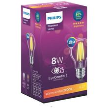 Philips 8W LED A60 Filament Bulb