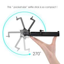 Locust Series Cable Take Pole Selfie Stick (Three Generations)