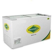 Western WHF525G 529 Litre Flat Glass Top Deep Freezer - White